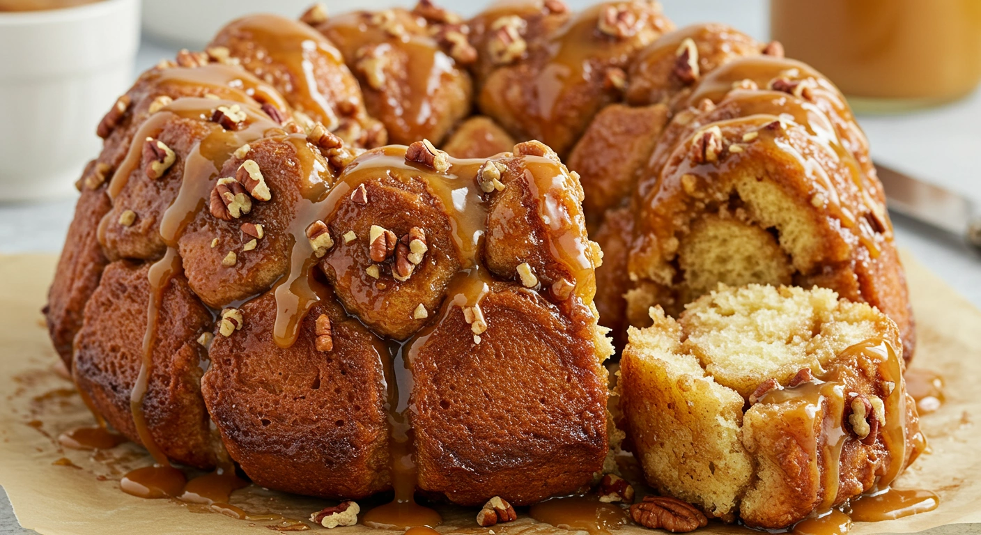 Caramel Pecan Monkey Bread - secondary view